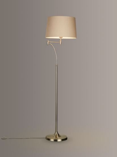 Swing Arm Floor Lamp, Nickel